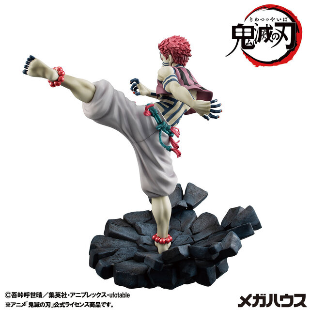 “やはりお前は鬼になれ杏寿郎”「鬼滅の刃」より「猗窩座」G.E.M.フィギュアが再販！力強く踏み込まれた台座が破壊力を物語る