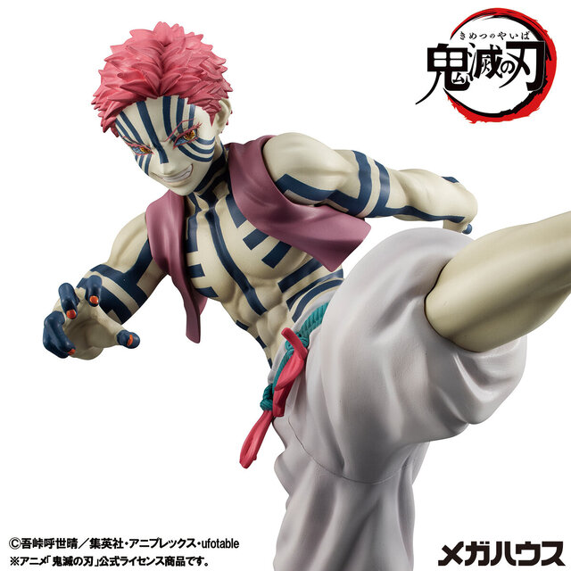 “やはりお前は鬼になれ杏寿郎”「鬼滅の刃」より「猗窩座」G.E.M.フィギュアが再販！力強く踏み込まれた台座が破壊力を物語る