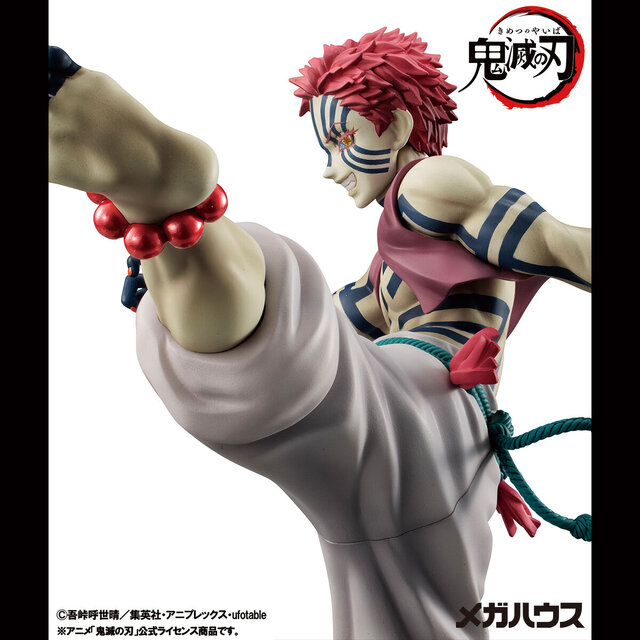 “やはりお前は鬼になれ杏寿郎”「鬼滅の刃」より「猗窩座」G.E.M.フィギュアが再販！力強く踏み込まれた台座が破壊力を物語る