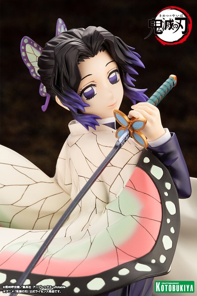 「鬼滅の刃」より胡蝶しのぶ、冨岡義勇フィギュアが再登場！それぞれ日輪刀を構える姿がエフェクトと共に立体化