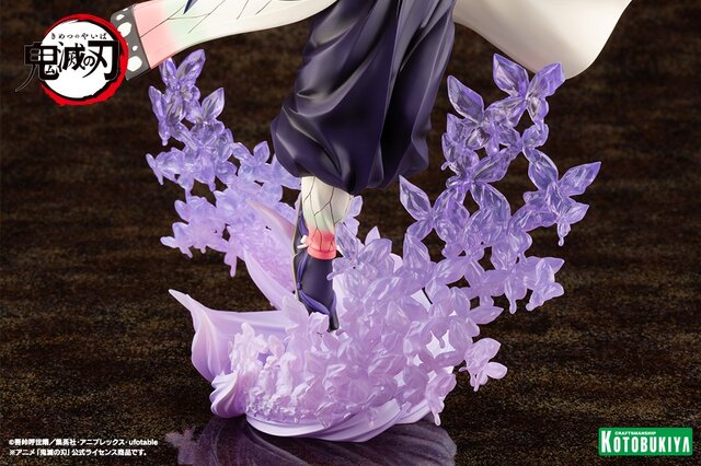 「鬼滅の刃」より胡蝶しのぶ、冨岡義勇フィギュアが再登場！それぞれ日輪刀を構える姿がエフェクトと共に立体化