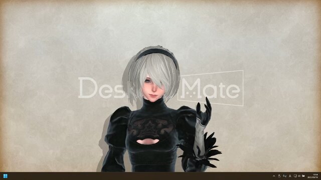 “とあるモーション”で2Bの衣装が変化！『ニーア オートマタ』×『Desktop Mate』コラボDLCが10月9日リリースへ