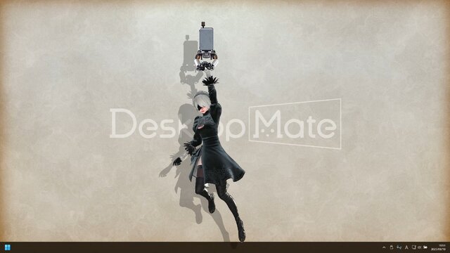 “とあるモーション”で2Bの衣装が変化！『ニーア オートマタ』×『Desktop Mate』コラボDLCが10月9日リリースへ
