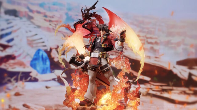 『ギルティギア』よりラムレザル、ソル、梅喧が1/4スケールスタチュー化！ギア細胞が活性化した姿や2本の特大剣も力強く再現
