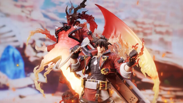 『ギルティギア』よりラムレザル、ソル、梅喧が1/4スケールスタチュー化！ギア細胞が活性化した姿や2本の特大剣も力強く再現