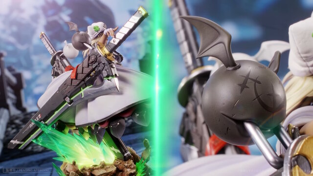 『ギルティギア』よりラムレザル、ソル、梅喧が1/4スケールスタチュー化！ギア細胞が活性化した姿や2本の特大剣も力強く再現