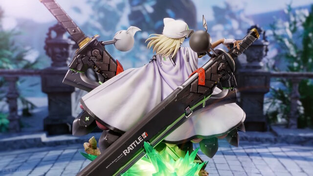 『ギルティギア』よりラムレザル、ソル、梅喧が1/4スケールスタチュー化！ギア細胞が活性化した姿や2本の特大剣も力強く再現