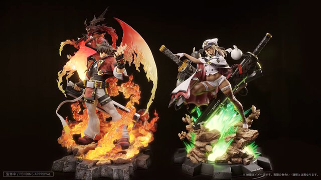 『ギルティギア』よりラムレザル、ソル、梅喧が1/4スケールスタチュー化！ギア細胞が活性化した姿や2本の特大剣も力強く再現