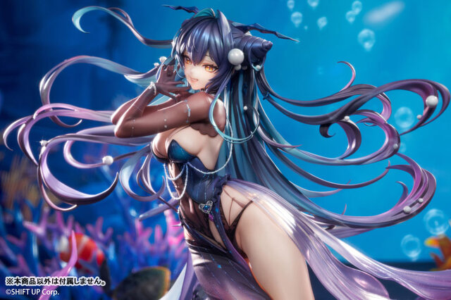 美しいドレスから魅せるムチムチ太もも！『勝利の女神：NIKKE』より「リトルマーメイド Abyss Flower」フィギュアが予約受付中