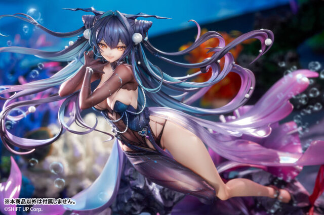 美しいドレスから魅せるムチムチ太もも！『勝利の女神：NIKKE』より「リトルマーメイド Abyss Flower」フィギュアが予約受付中