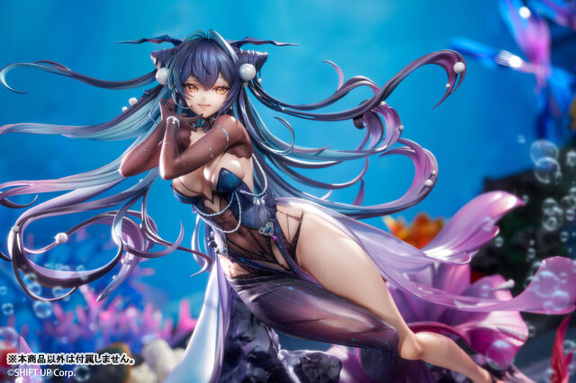 美しいドレスから魅せるムチムチ太もも！『勝利の女神：NIKKE』より「リトルマーメイド Abyss Flower」フィギュアが予約受付中