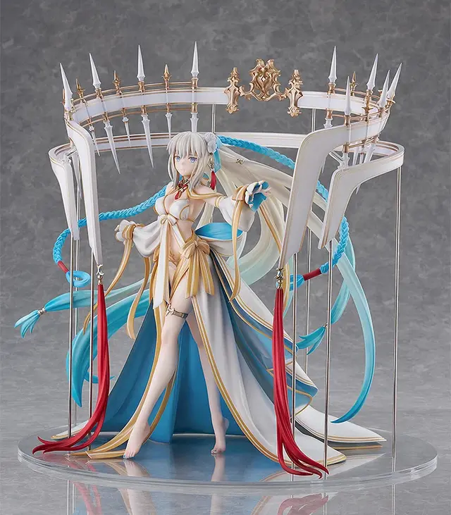 気品ある水着姿が美しい！『FGO』より「水妃モルガン」フィギュアが、豪華な円形装飾など見どころ満載