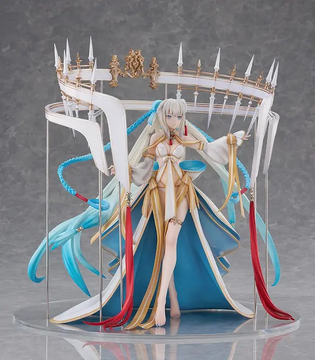気品ある水着姿が美しい！『FGO』より「水妃モルガン」フィギュアが、豪華な円形装飾など見どころ満載