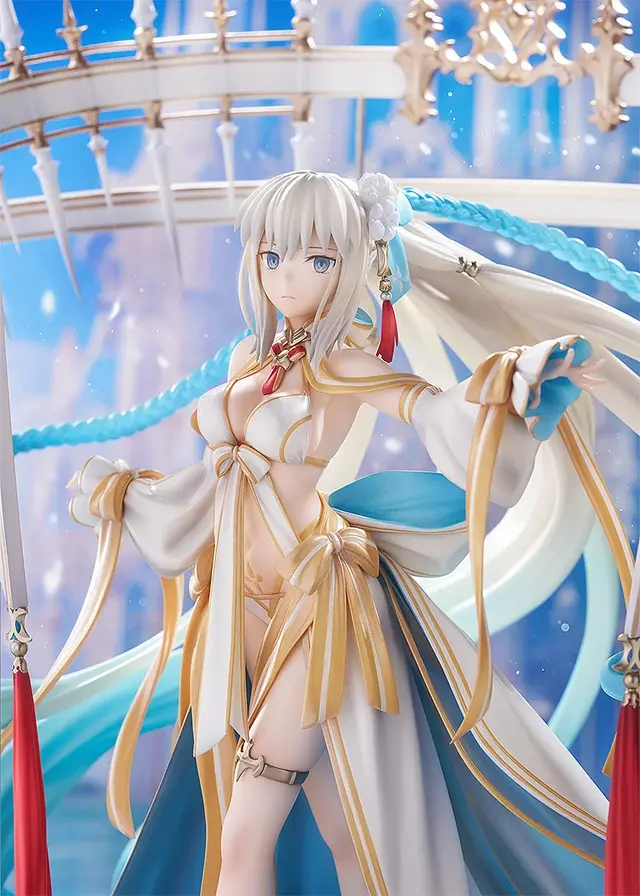 気品ある水着姿が美しい！『FGO』より「水妃モルガン」フィギュアが、豪華な円形装飾など見どころ満載
