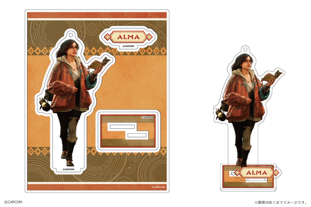 『モンハンワイルズ』アルマ、ジェマのアクリルフィギュアが‘登場！作中の武器アイコンも“メタルピンズ”に