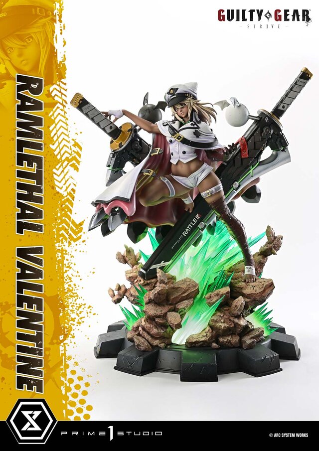 約20万円！『ギルティギア』より「ラムレザル」1/4スケールスタチューが予約開始―2本の特大剣も重厚感に満ちた再現度