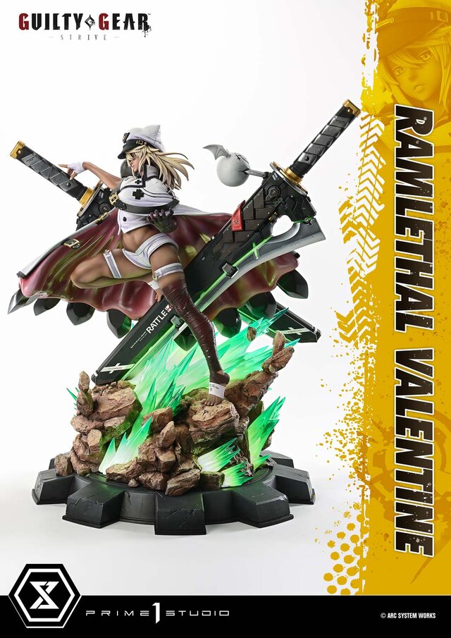 約20万円！『ギルティギア』より「ラムレザル」1/4スケールスタチューが予約開始―2本の特大剣も重厚感に満ちた再現度