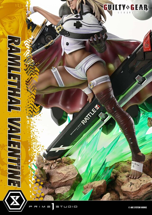 約20万円！『ギルティギア』より「ラムレザル」1/4スケールスタチューが予約開始―2本の特大剣も重厚感に満ちた再現度