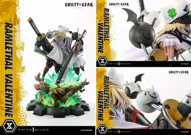 約20万円！『ギルティギア』より「ラムレザル」1/4スケールスタチューが予約開始―2本の特大剣も重厚感に満ちた再現度