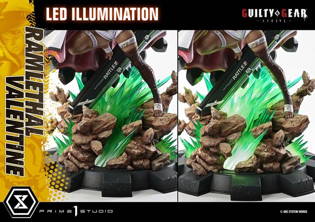 約20万円！『ギルティギア』より「ラムレザル」1/4スケールスタチューが予約開始―2本の特大剣も重厚感に満ちた再現度