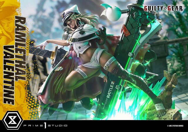 約20万円！『ギルティギア』より「ラムレザル」1/4スケールスタチューが予約開始―2本の特大剣も重厚感に満ちた再現度