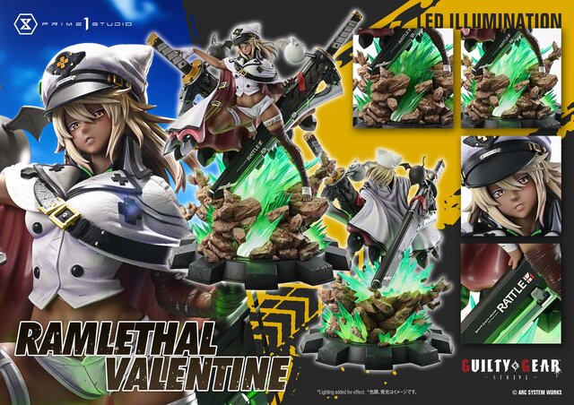 約20万円！『ギルティギア』より「ラムレザル」1/4スケールスタチューが予約開始―2本の特大剣も重厚感に満ちた再現度