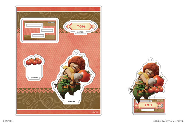 『モンハンワイルズ』アルマ、ジェマのアクリルフィギュアが‘登場！作中の武器アイコンも“メタルピンズ”に