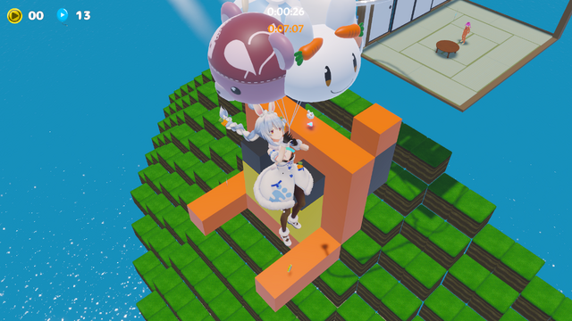 ホロライブ・兎田ぺこらが「新ぺこらタワー」を登って月を目指す!? ホロメンを操作するジャンプアクション『はねホロ!』近日無料配信―有料DLCも販売予定