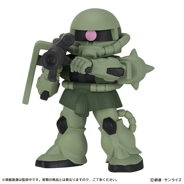 シャア専用ザクIIが率いるザク部隊！「機動戦士ガンダム」ガシャポンフィギュア「ならぶんです。」全5種が、オンラインにて展開