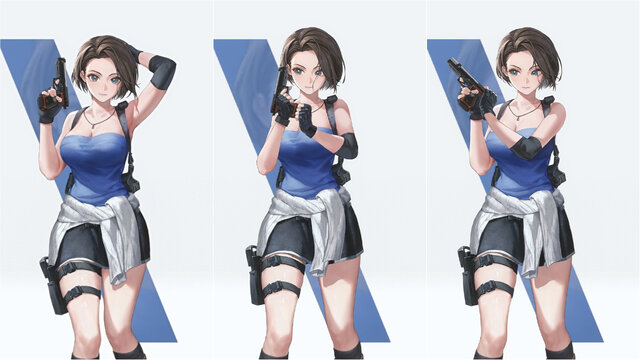 『バイオ』「エイダ」のチャイナ服に「ジル」のボディスーツも！『勝利の女神：NIKKE』で活躍する姿や射撃姿勢を激写【フォトレポ】