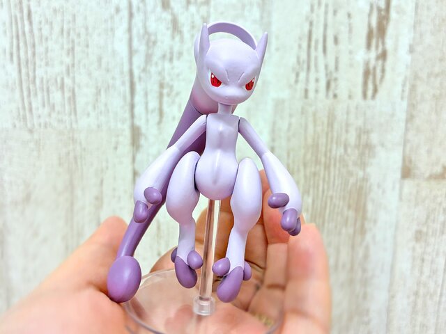 『ポケモン』メガミュウツーX・Yが可動フィギュアでガシャポン化ー全高約10センチ