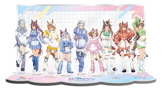 オグリたちがメイド風のオリジナル衣装に！アニメ「ウマ娘 シングレ」キャラポップストアにて、限定描き下ろしグッズを展開