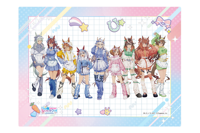 オグリたちがメイド風のオリジナル衣装に！アニメ「ウマ娘 シングレ」キャラポップストアにて、限定描き下ろしグッズを展開