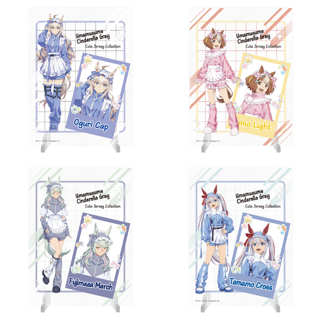 オグリたちがメイド風のオリジナル衣装に！アニメ「ウマ娘 シングレ」キャラポップストアにて、限定描き下ろしグッズを展開