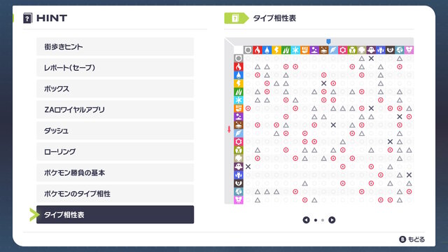 ポケモンのタイプ相性をバッチリ理解できる! パッケージ版『ポケモンレジェンズZ-A』には紙の「タイプ相性表」が付属して便利