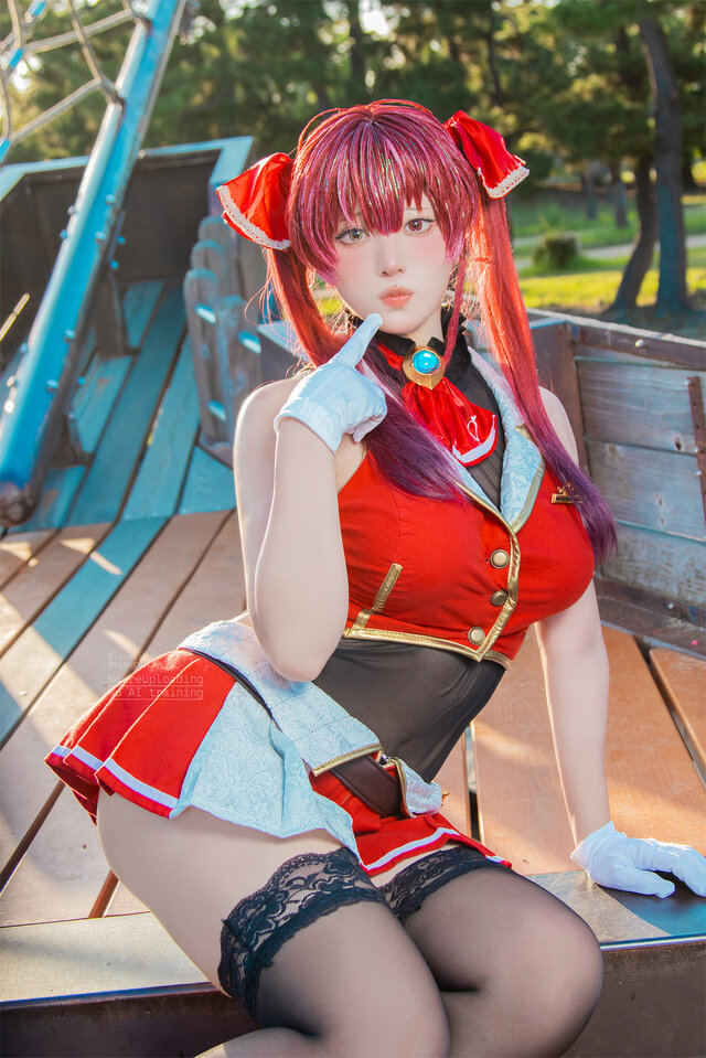 宝鐘マリン「ホロライブ」／るーみ（X：@love1loooomy）、撮影：まさる（X：@masaru_cos）