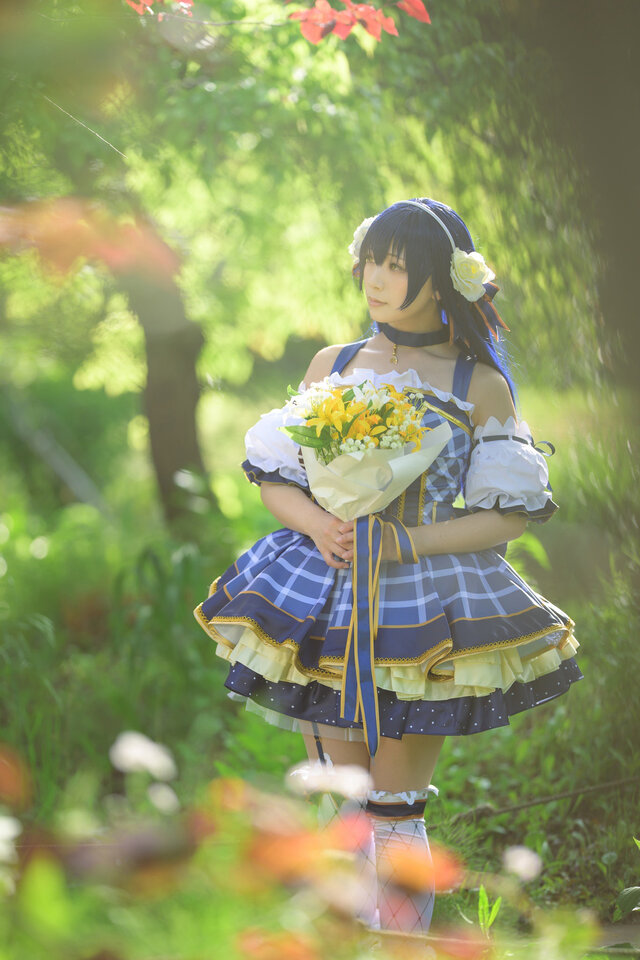 園田海未「ラブライブ!」／中野べこ（X：@bacon1007cos2nd）、撮影：ダリ（X：@dali_cameko）