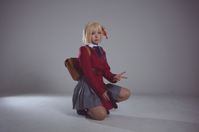 錦木千束「リコリス・リコイル」／中野べこ（X：@bacon1007cos2nd）、撮影：ダリ（X：@dali_cameko）