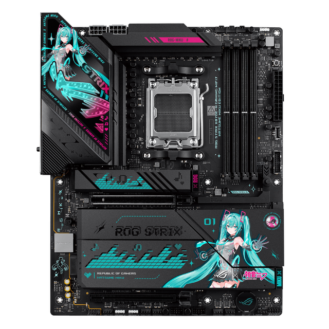 PCの中身まで「初音ミク」仕様！「ASUS」ゲーミングブランドコラボ製品で、世界観を存分に感じられるセットアップに