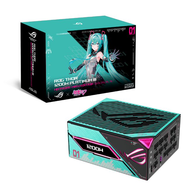 PCの中身まで「初音ミク」仕様！「ASUS」ゲーミングブランドコラボ製品で、世界観を存分に感じられるセットアップに