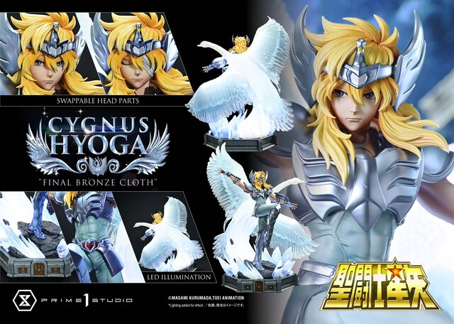 お値段約21万の“舞”！「聖闘士星矢」より「キグナス氷河 （最終青銅聖衣）」1/4スケールスタチューが神々しい