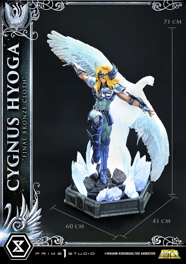 お値段約21万の“舞”！「聖闘士星矢」より「キグナス氷河 （最終青銅聖衣）」1/4スケールスタチューが神々しい