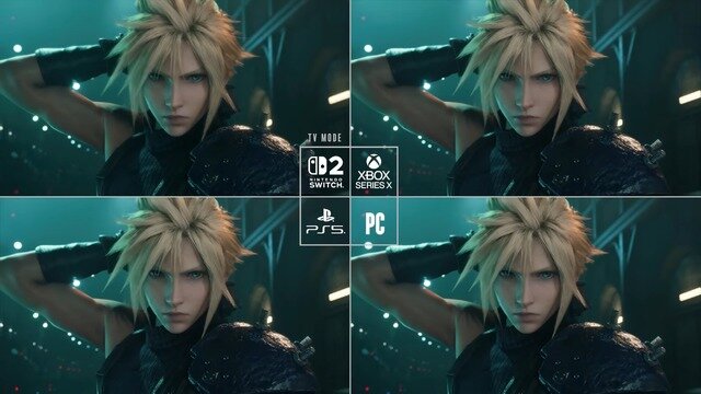 『FF7 リメイク』プラットフォーム別比較映像―スイッチ2/XSX|S/Windows版は2026年1月22日発売