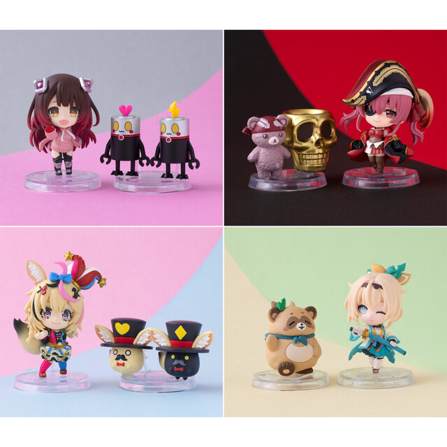 宝鐘マリンら4人を“象徴的なアイテム”と共にフィギュア化！「ホロライブデフォルメコレクション」第3弾が可愛い