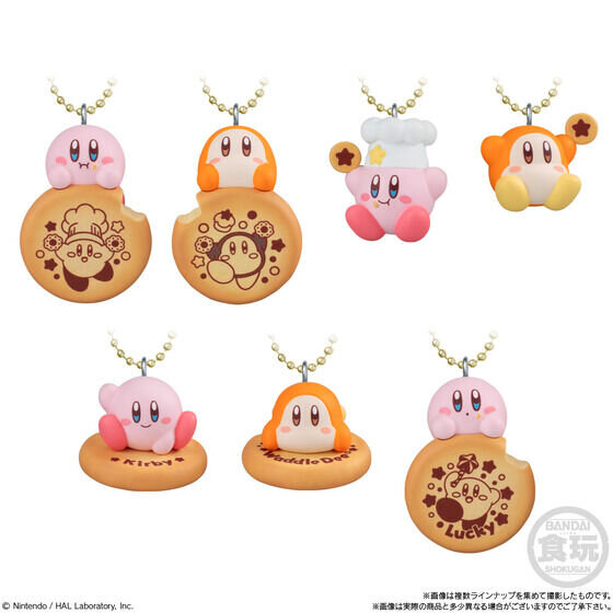 もぐもぐするカービィとワドルディ！ビスケットの絵柄まで可愛い「マスコット&ビスケット」全7種ラインナップ