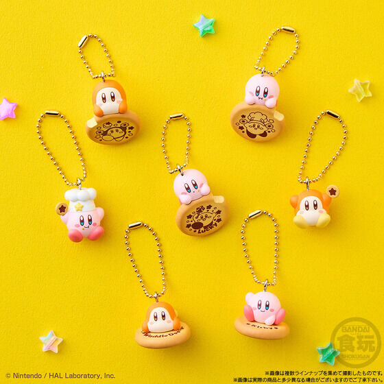 もぐもぐするカービィとワドルディ！ビスケットの絵柄まで可愛い「マスコット&ビスケット」全7種ラインナップ