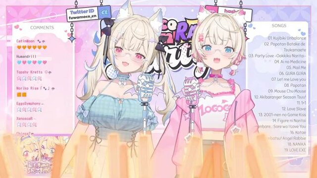 「エ・グ・ゼ！」ホロライブ所属VTuber「フワモコ」の“桃井はるこ愛”が炸裂した約3時間の歌枠配信―コーラス参加した新曲「NANIKA」のフワモコver.も初披露