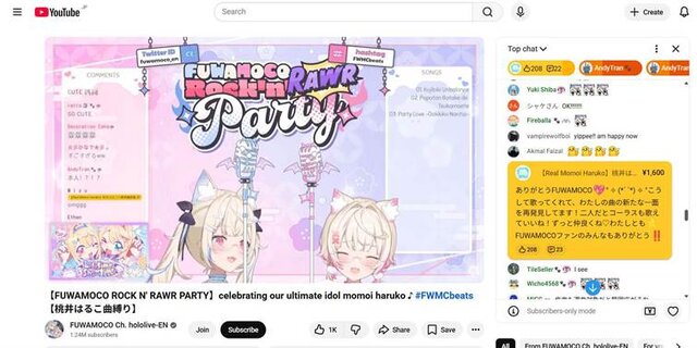 「エ・グ・ゼ！」ホロライブ所属VTuber「フワモコ」の“桃井はるこ愛”が炸裂した約3時間の歌枠配信―コーラス参加した新曲「NANIKA」のフワモコver.も初披露