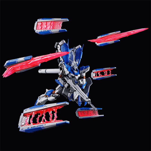 ガンプラ「RG Hi-νガンダム」に新たな拡張セット！新規造形の「ハイパー・メガ・バズーカ・ランチャー」とフィン・ファンネル用エフェクトを収録