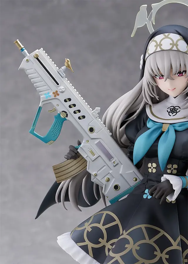 絶対領域に透けハイソックス！『ブルアカ』より「サクラコ」が黒色のシスター服で立体化、固有武器「浄化の織り手」も見応え十分